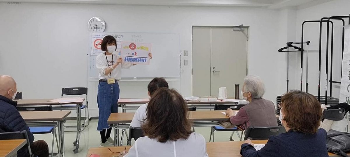 津川みゆきさん(東京)が、地域住民さんに認知症のお話を♬