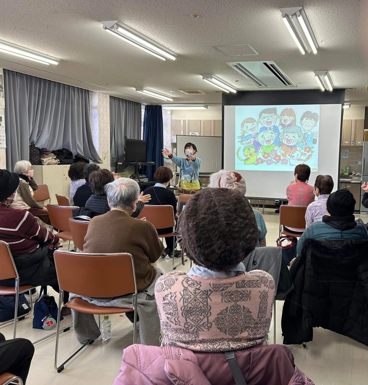 小山久子さん(兵庫)が地域のサロンで認知症のお話を♬