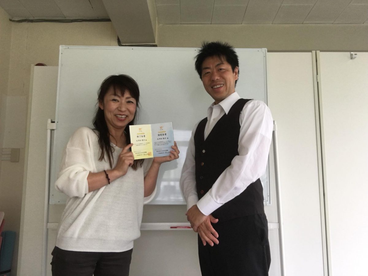 千葉県船橋にて【認知症トレーナー養成講座】地域向けコースの個人レッスンをしました。