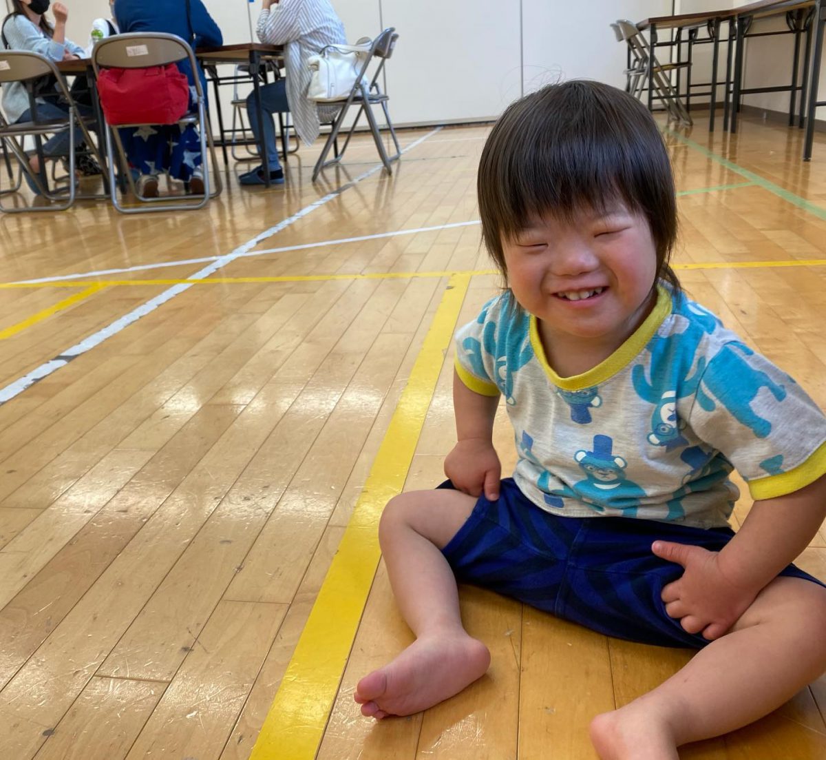 【滋賀県　ダウン症児の親の会】に親子で参加しました。